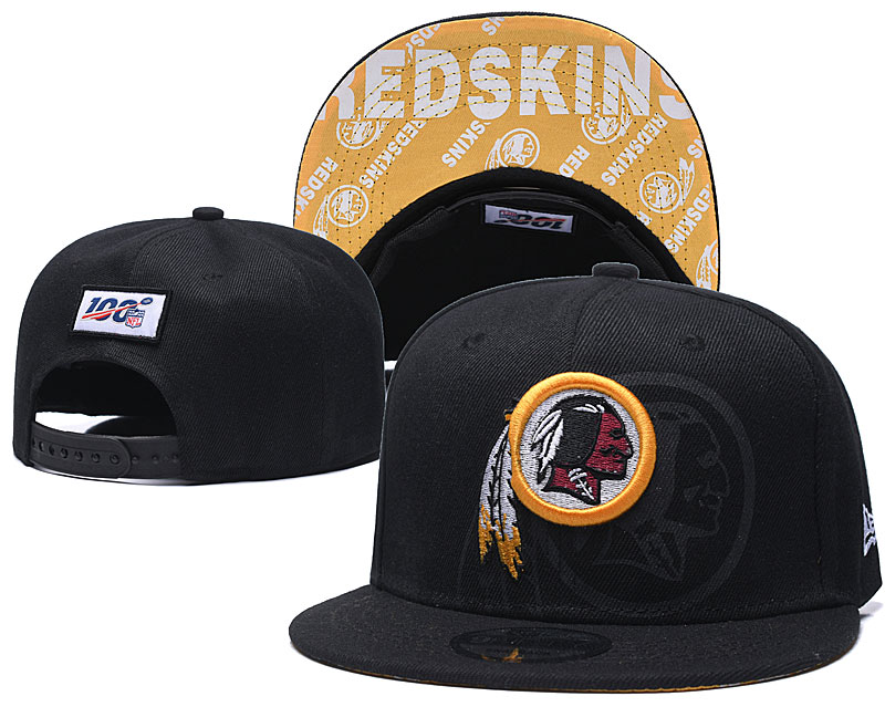 2020 NFL Washington RedSkins hat black